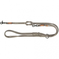 BE NORDIC predlžovacie kožené okrúhle vodítko, XS-L: 2.00 m/ o 8mm, sivá BE NORDIC predlžovacie kožené okrúhle vodítko, XS-L: 2.00 m/ o 8mm, sivá