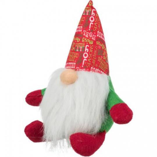 Xmas Dwarf - vianočný škriatok, hračka pre psy so zvukom, 21 cm, rôzne druhy