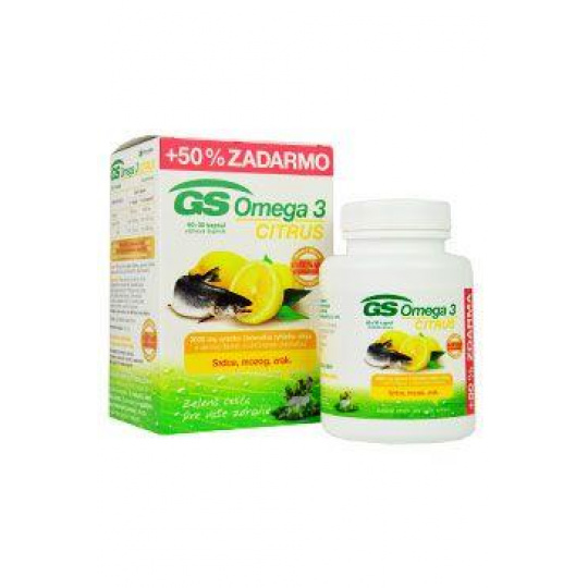 GS Omega 3 Citrus +D3 60+30cps