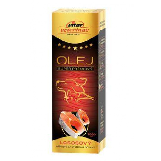 VITAR Veterinae Lososový olej 1000ml VITAR Veterinae Lososový olej 1000ml