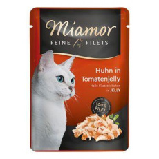 Miamor Cat Filet kapsička kuracie+paradajka v želé 100g