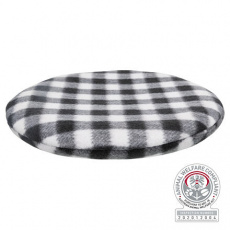 Vankúšik na ohriatie alebo chladenie 26cm, čierna/biela-káro