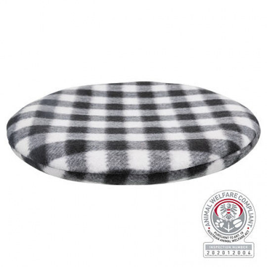 Vankúšik na ohriatie alebo chladenie 26cm, čierna/biela-káro Vankúšik na ohriatie alebo chladenie 26cm, čierna/biela-káro