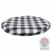 Vankúšik na ohriatie alebo chladenie 26cm, čierna/biela-káro