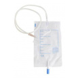Odberové vrecko na moč 750ml Foley adaptér Kruuse 1ks