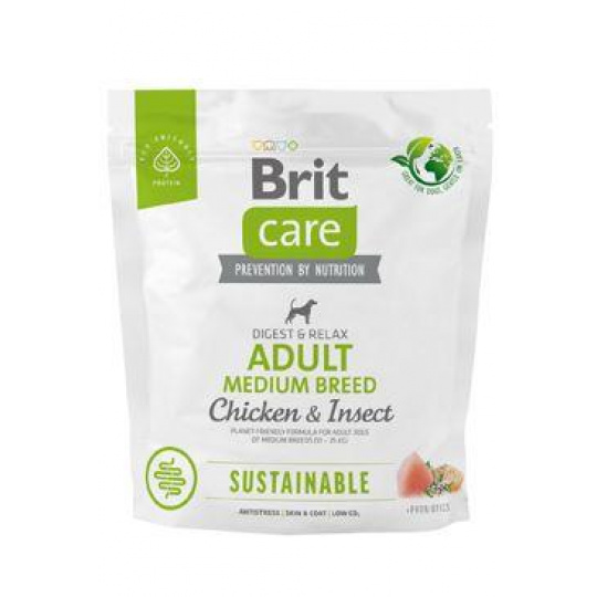 Brit Care Dog Sustainable Adult Medium Breed 1kg Brit Care Dog Sustainable Adult Medium Breed 1kg