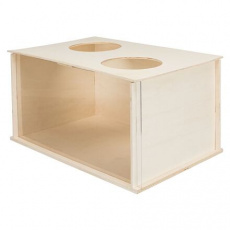 Box na norovanie pre králiky, 58 x 30 x 38 cm, drevo/akryl