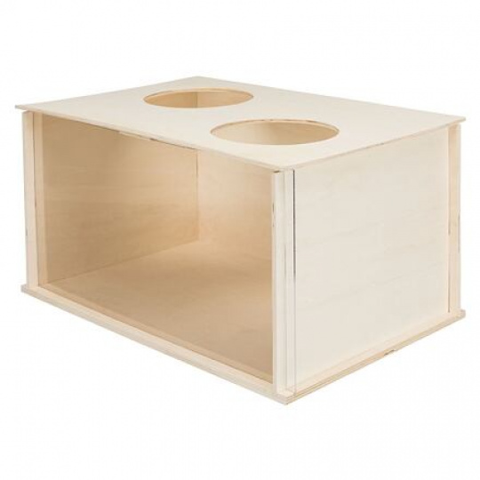 Box na norovanie pre králiky, 58 x 30 x 38 cm, drevo/akryl