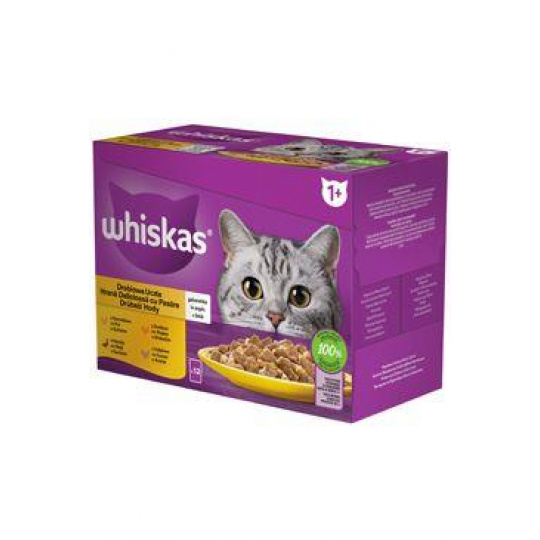 Whiskas kapsička Core hydinový výber v želé 12x85g Whiskas kapsička Core hydinový výber v želé 12x85g
