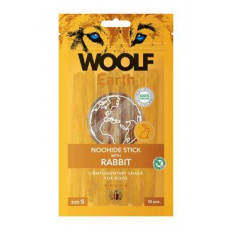 WOOLF Earth poh. NooHide S Sticks with Rabbit 90g