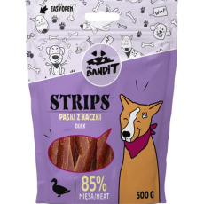 Maškrta Mr. Bandit duck strips 500g