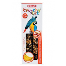 Crunchy Stick Parrot Arašidy/Banán 2ks Zolux