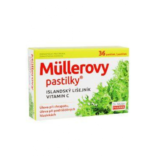 Dr.Muller Pastilky s Islandským lišajníkom 36ks