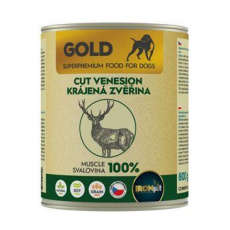 IRONpet Gold Dog konz. Venison Cut Muscle 800g