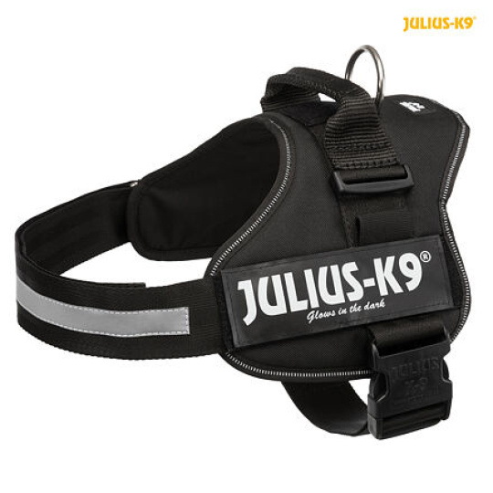 Julius-K9 silový postroj 2/L-XL 71-96 cm/50 mm,  - černý