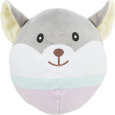 JUNIOR Bear, plyšová medvědí hlava pro štěňata, 20 cm