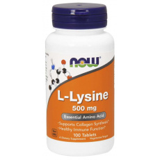 L-Lyzín 500 mg - NOW Foods