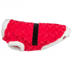 Vianočný plyšový oblek Santa, červená