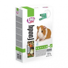 LOLO Foody kompletné krmivo pre morčatá 500 g krabička