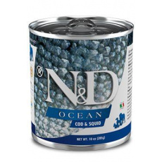 N&D DOG OCEAN Adult Treska & Kalamár 285g