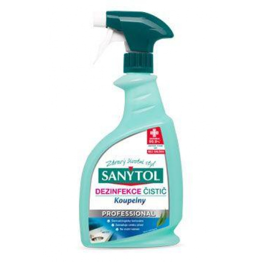 SANYTOL čistič na Kúpeľne PROFESSIONAL 750ml