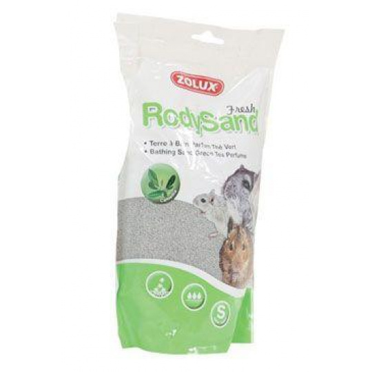Piesok pre hlodavce RodySand Fresh Green tea 2l Zolux Piesok pre hlodavce RodySand Fresh Green tea 2l Zolux
