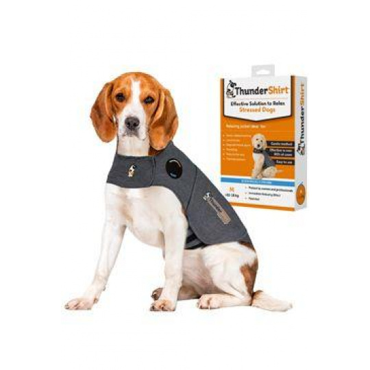 Vesta upokojujúca ThunderShirt pre psy sivá M