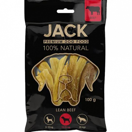 Pamlsok Jack hovädzie chudé kúsky 100g Pamlsok Jack hovädzie chudé kúsky 100g