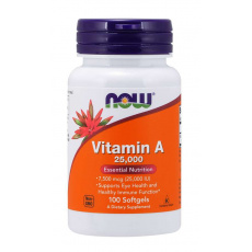 Vitamín A 25000 IU - NOW Foods