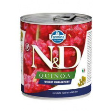 N&D DOG QUINOA Rek. Weight Mngmnt Lamb & Brocolli 285g