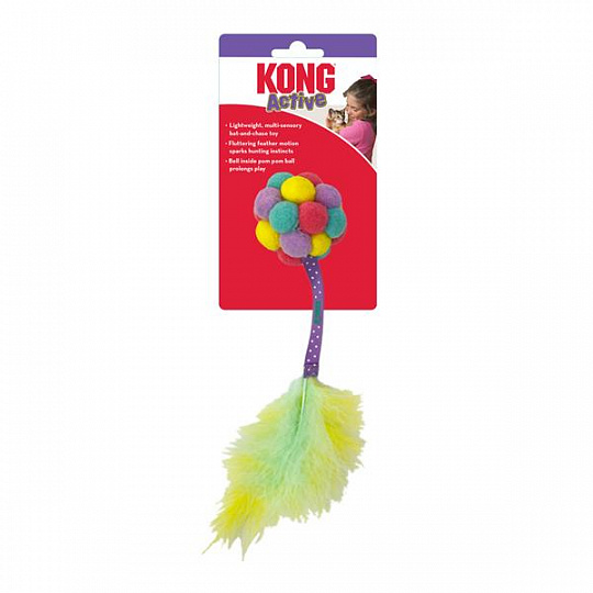 Hračka Kong Cat Active Bubble Ball mix Bublinková loptička polyester
