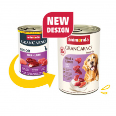 GRANCARNO Senior - hovädzie, jahňacie 400g