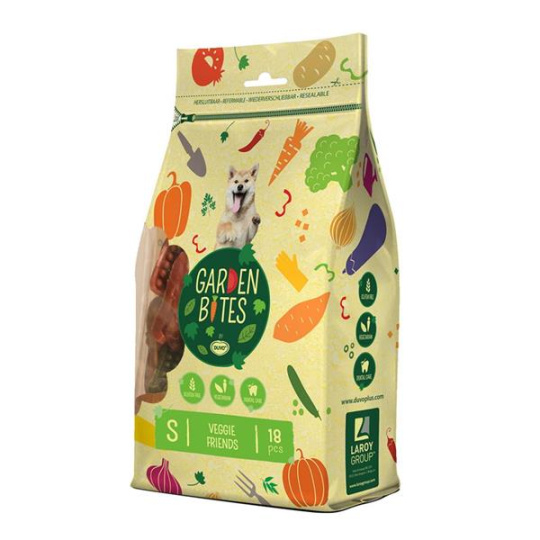 Pamlsok DUVO+ GARDEN BITES VEGGIE FRIENDS S 6 cm 18st 270 gr