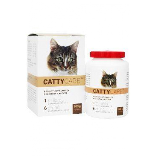 Catty Care Probiotiká pre mačky a mačiatka plv 100g