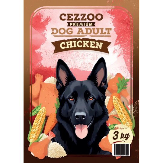 CEZZOO Premium Dog Adult 3kg