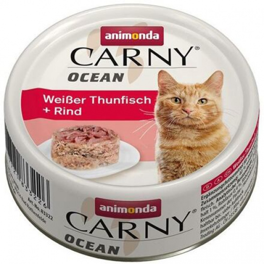 ANIMONDA konzerva CARNY OCEAN - tuniak + hovädzie 80 g ANIMONDA konzerva CARNY OCEAN - tuniak + hovädzie 80 g
