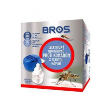 Bros elektr. odpudzovač hmyzu strojček+tek.náplň 60nocí Bros elektr. odpudzovač hmyzu strojček+tek.náplň 60nocí