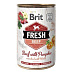 Brit Fresh Dog konz Beef with Pumpkin 400g