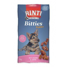 Rinti Dog Extra Bits Puppy pochoutka kuře+kachna 75g