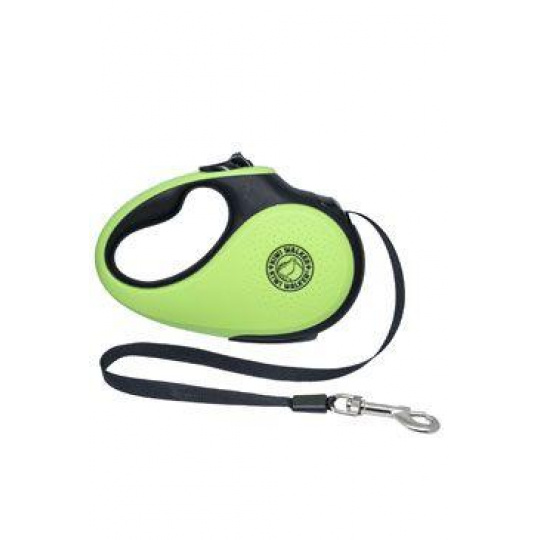 Vodítko samonavíjacie 15kg/5m zeleno/čierna Kiwi Vodítko samonavíjacie 15kg/5m zeleno/čierna Kiwi