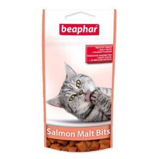 Beaphar pochúťka Malt Bits losos 35g