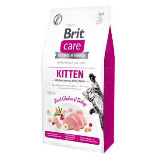 Brit Care Cat GF Kitten Healthy Growth&Development 7kg