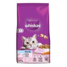 Whiskas Dry Sterile s lososem 1,4kg