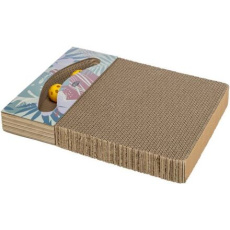 Škrabací karton s hračkou 38 x 30 cm bílý Škrabací karton s hračkou 38 x 30 cm bílý