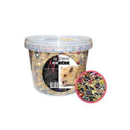 FINE PET Škrečok Premium vedro 1,7kg