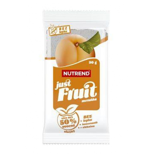 Nutrend JUST FRUIT marhuľa 30g 1ks Nutrend JUST FRUIT marhuľa 30g 1ks