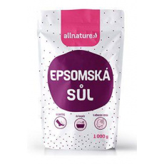 Allnature Epsomská soľ 1000g Allnature Epsomská soľ 1000g