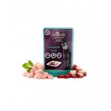 NUEVO cat Adult Chicken & Duck bal. 16 x 85 g kapsičky NUEVO cat Adult Chicken & Duck bal. 16 x 85 g kapsičky