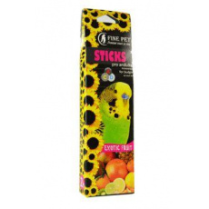 FINE PET Tyčinka Andulka Exotické ovocie 2ks/110g FINE PET Tyčinka Andulka Exotické ovocie 2ks/110g