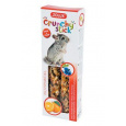Pochúťka CRUNCHY STICK činčila trnka/pomaranč Zolux
